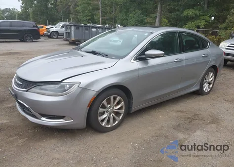 2015 Chrysler 200 C из США, поврежденный, VIN 1C3CCCCG2FN700570